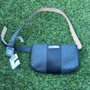 NWT black MK Belt bag